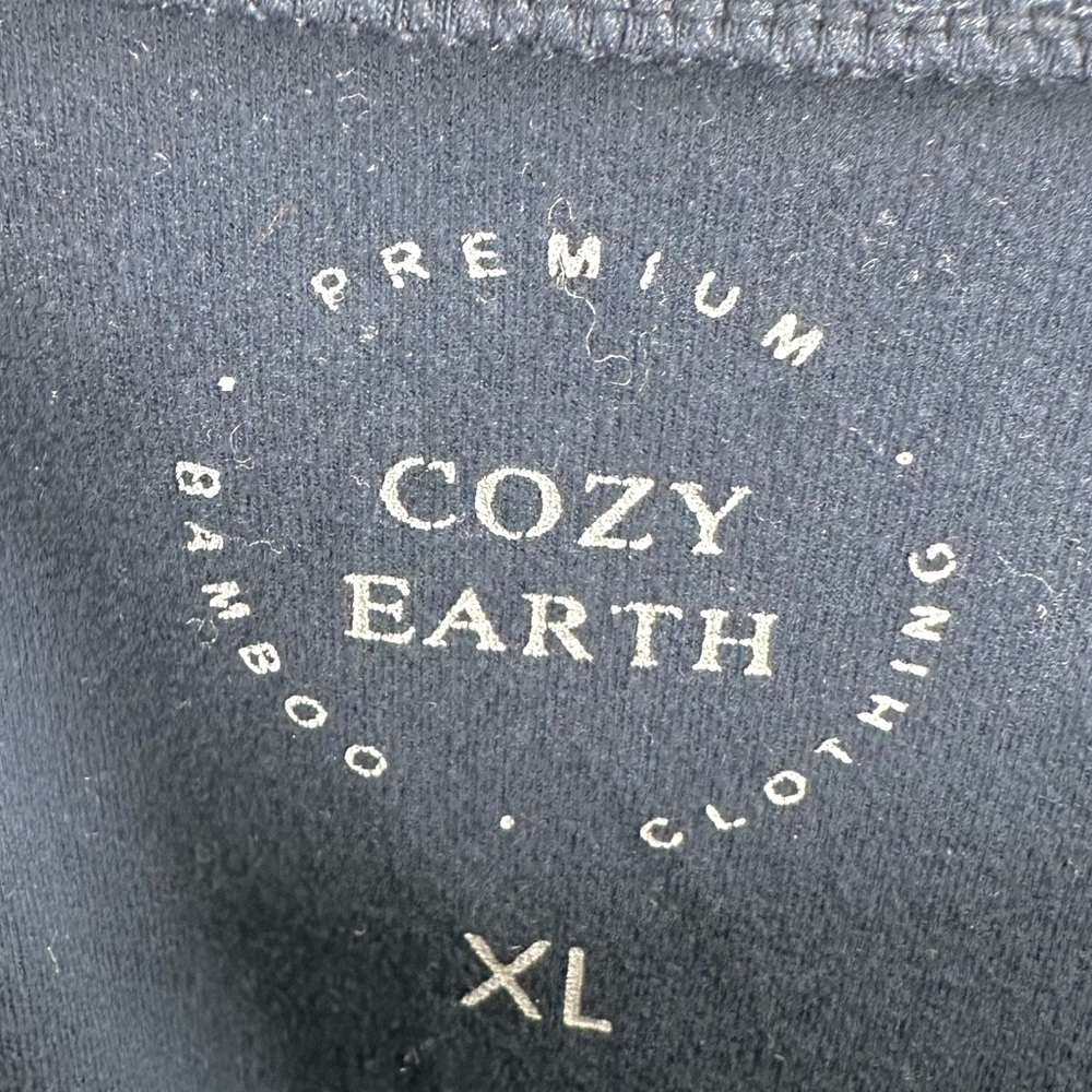 Cozy Earth Bamboo Sweatshirt Womens XL Soft Lounge Comfy Stretch Minimalist - Picture 4 of 9